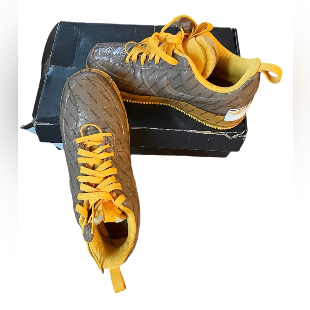 2021 Nike Air Force 1 Low Experimental
'Parcel Service' Sneakers Archaeo Brown - Picture 5 of 8